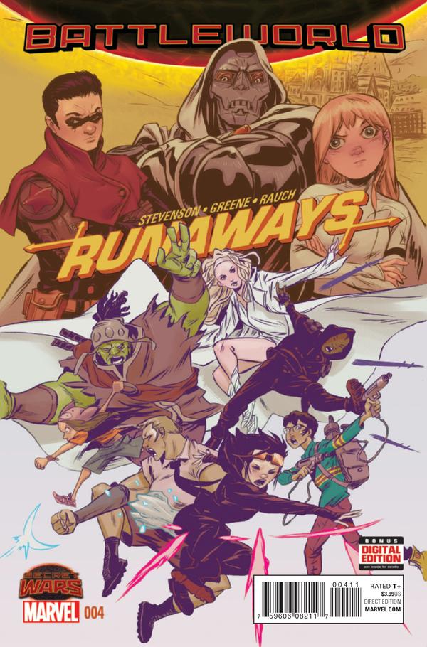 Runaways #4 cover