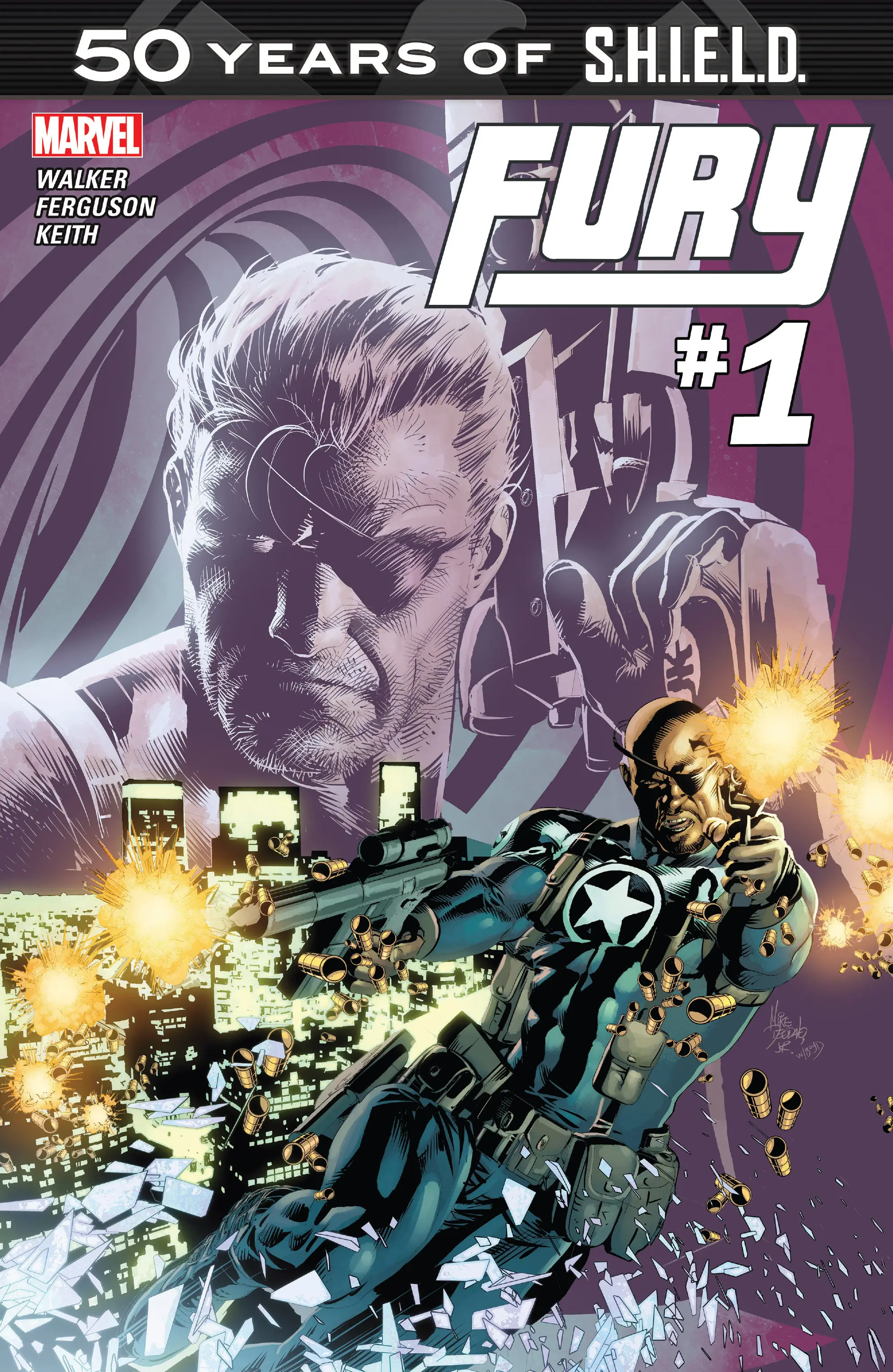 Fury: S.H.I.E.L.D. 50th Anniversary #1 cover