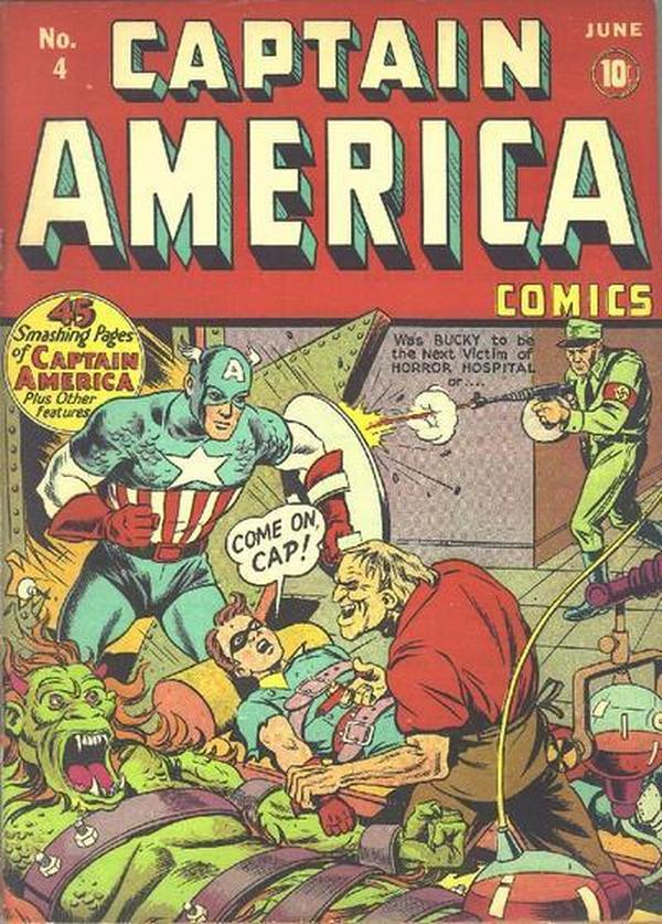 Captain America Comics #4 cover