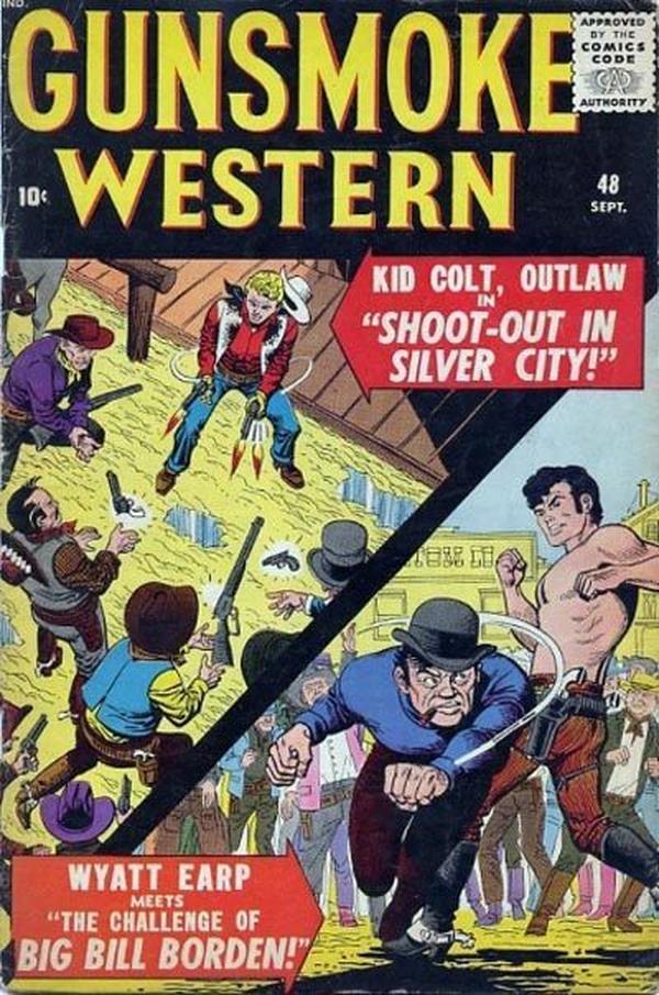 Gunsmoke Western #48 cover