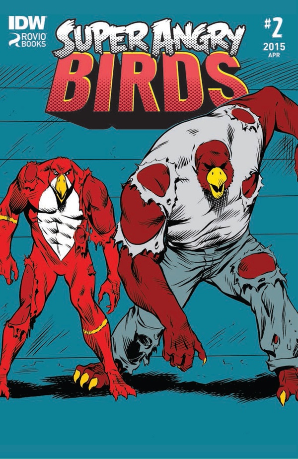 Super Angry Birds #2 cover
