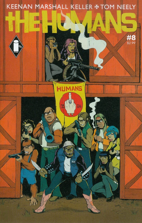 The Humans #8 cover