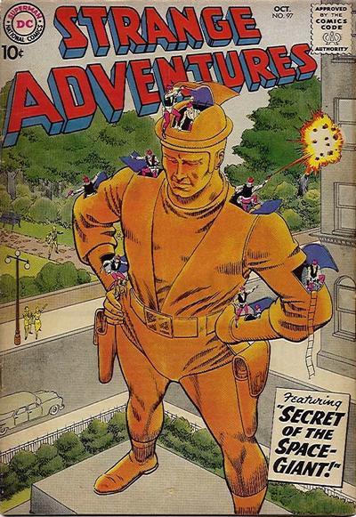 Strange Adventures #97 cover