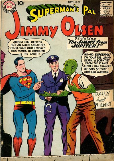Superman's Pal, Jimmy Olsen #32 cover