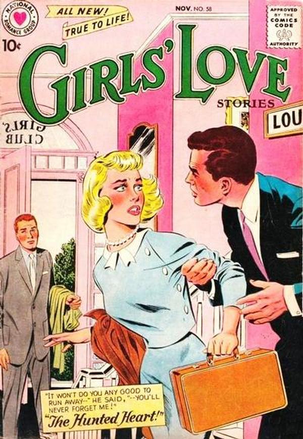 Girls' Love Stories #58 cover