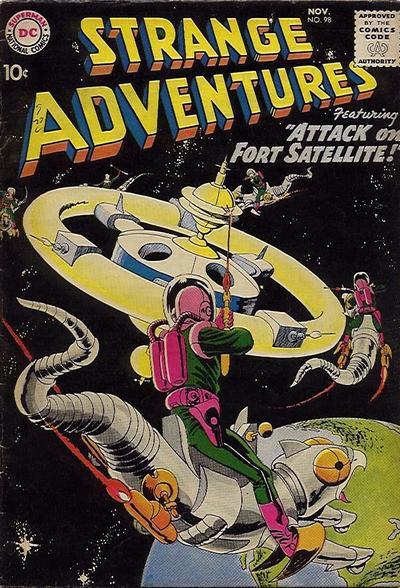 Strange Adventures #98 cover