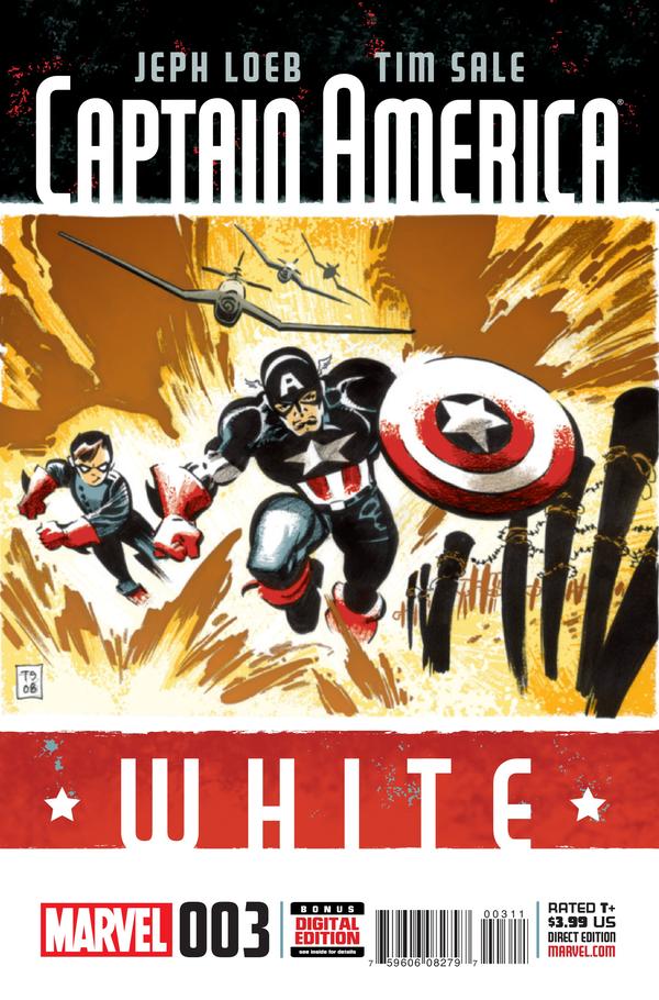 Captain America: White #3 cover