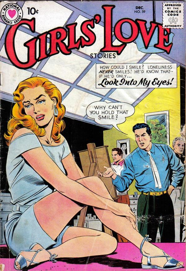 Girls' Love Stories #59 cover