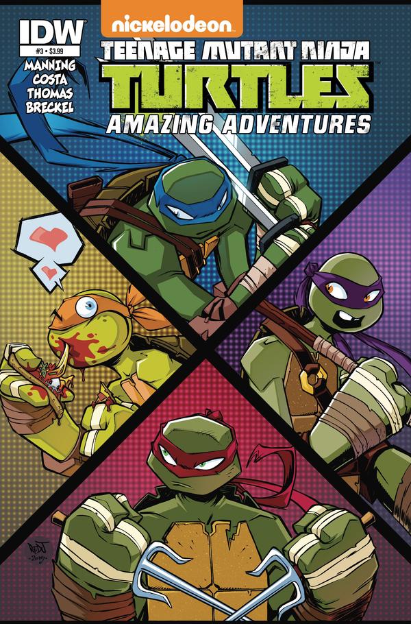 Teenage Mutant Ninja Turtles: Amazing Adventures #3 cover