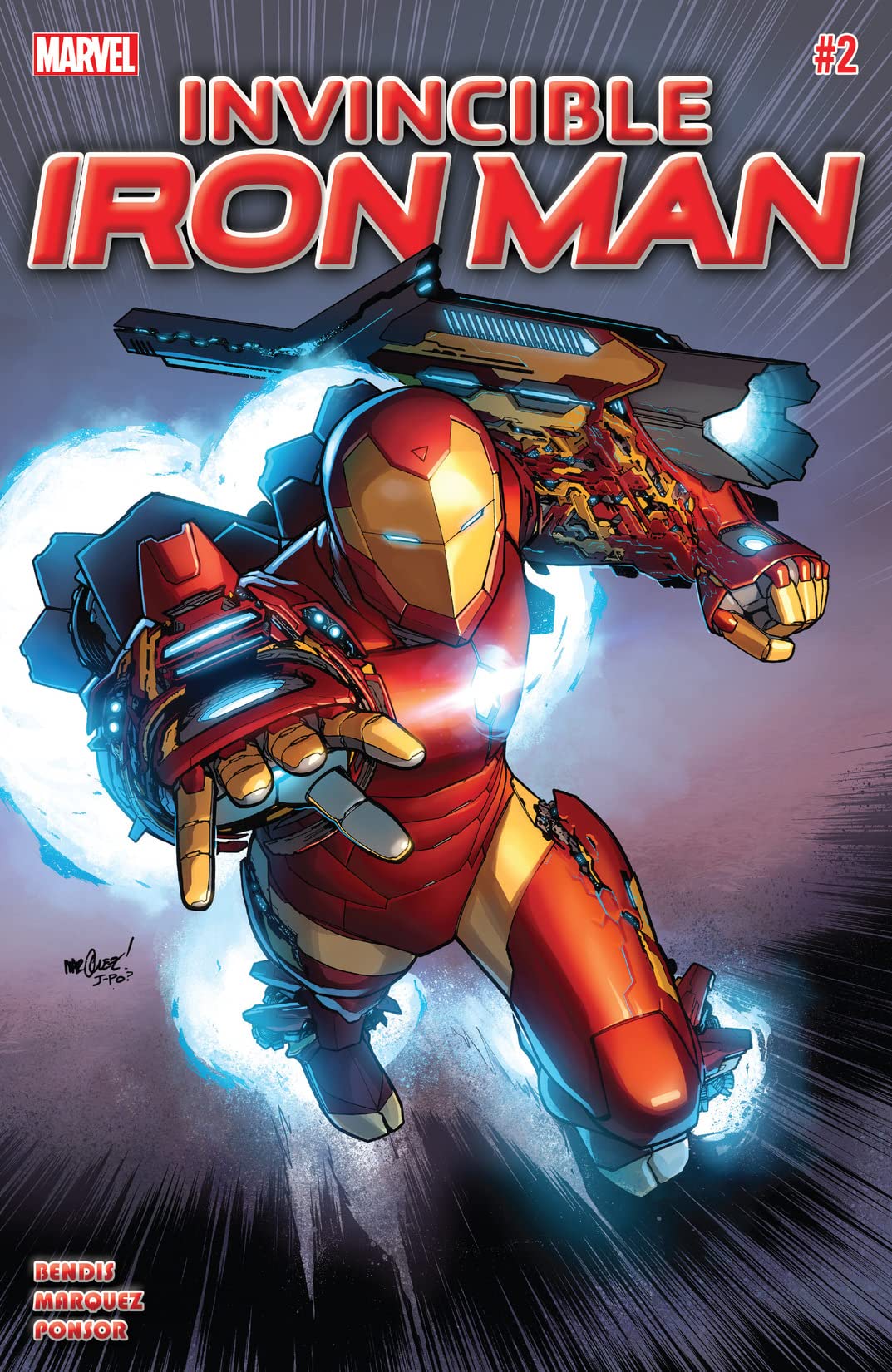 Invincible Iron Man #2 cover