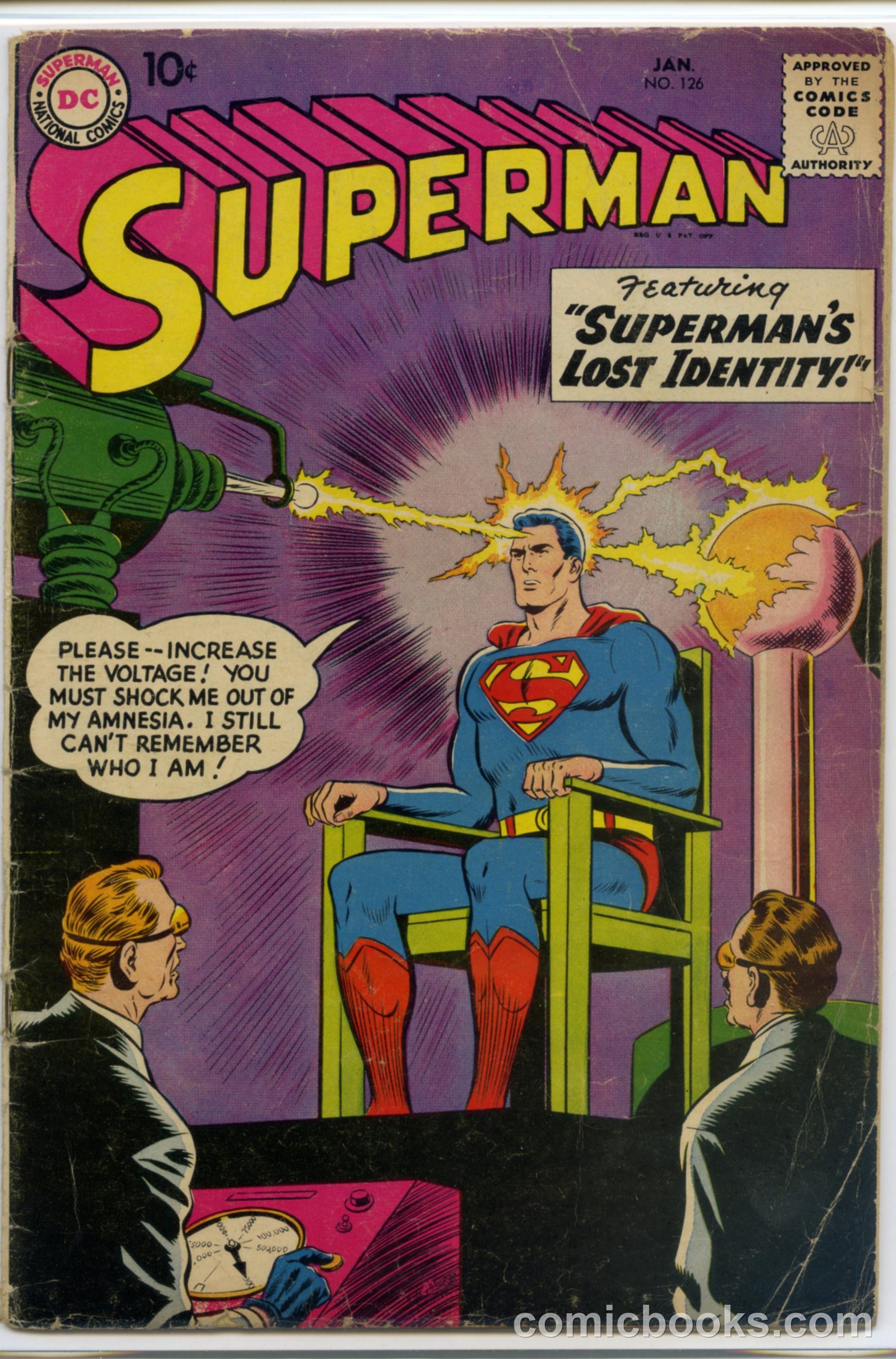 Superman #126 cover