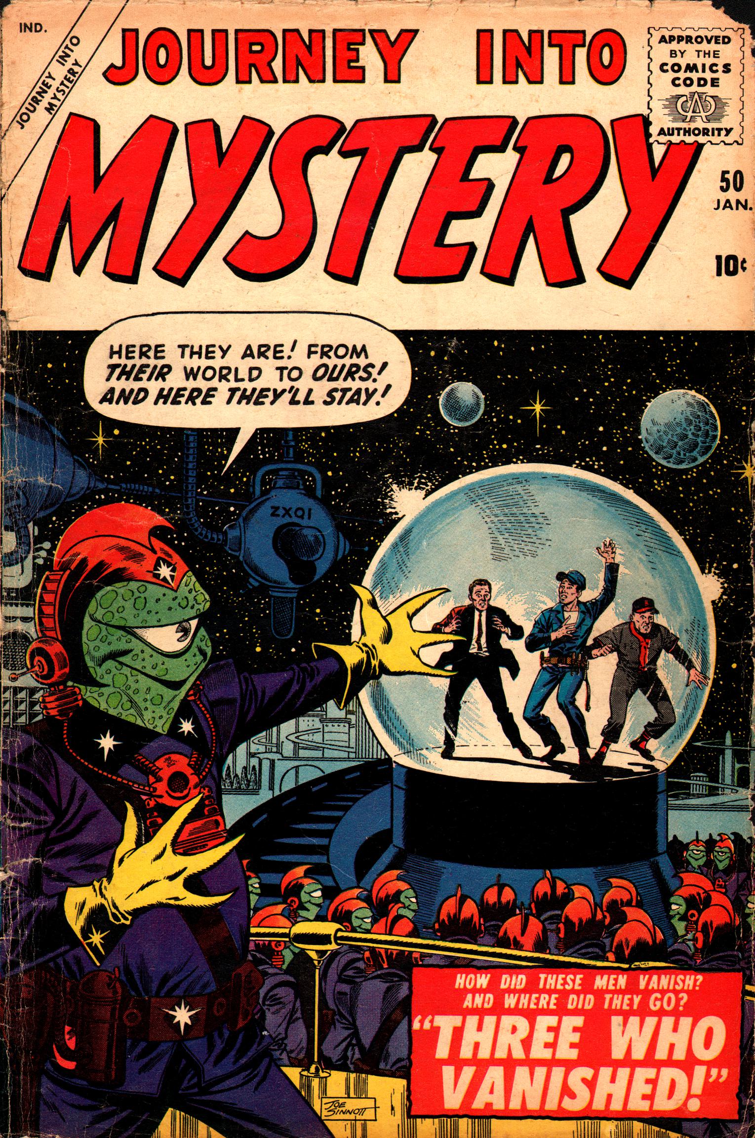 Journey into Mystery #50 cover