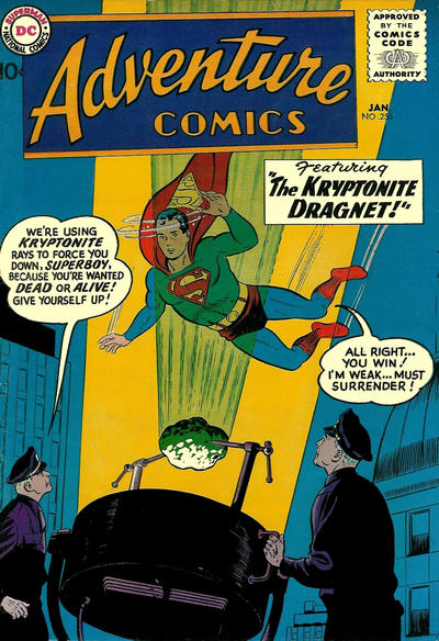 Adventure Comics #256 cover