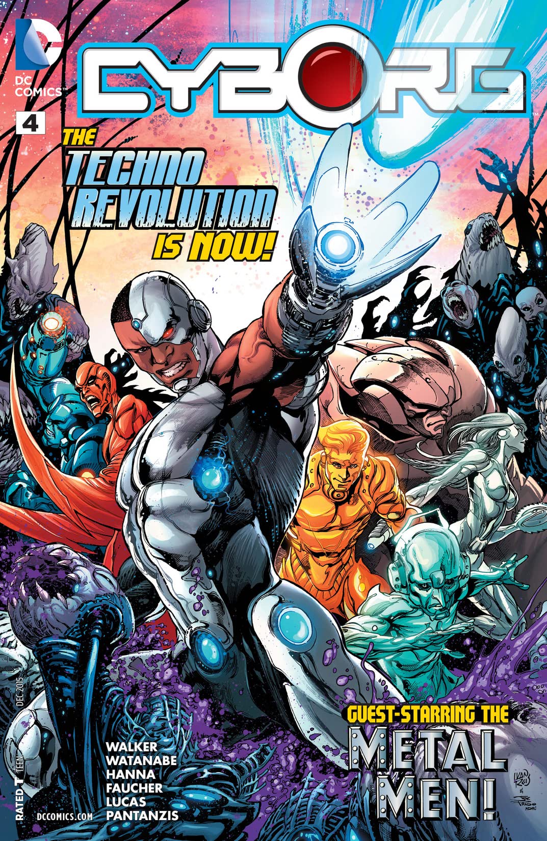 Cyborg #4 cover