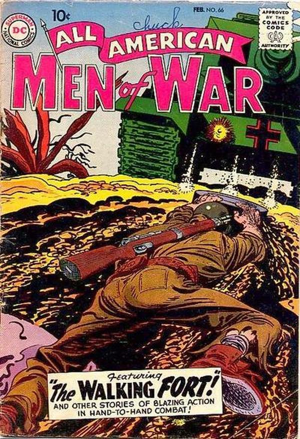 All-American Men of War #66 cover