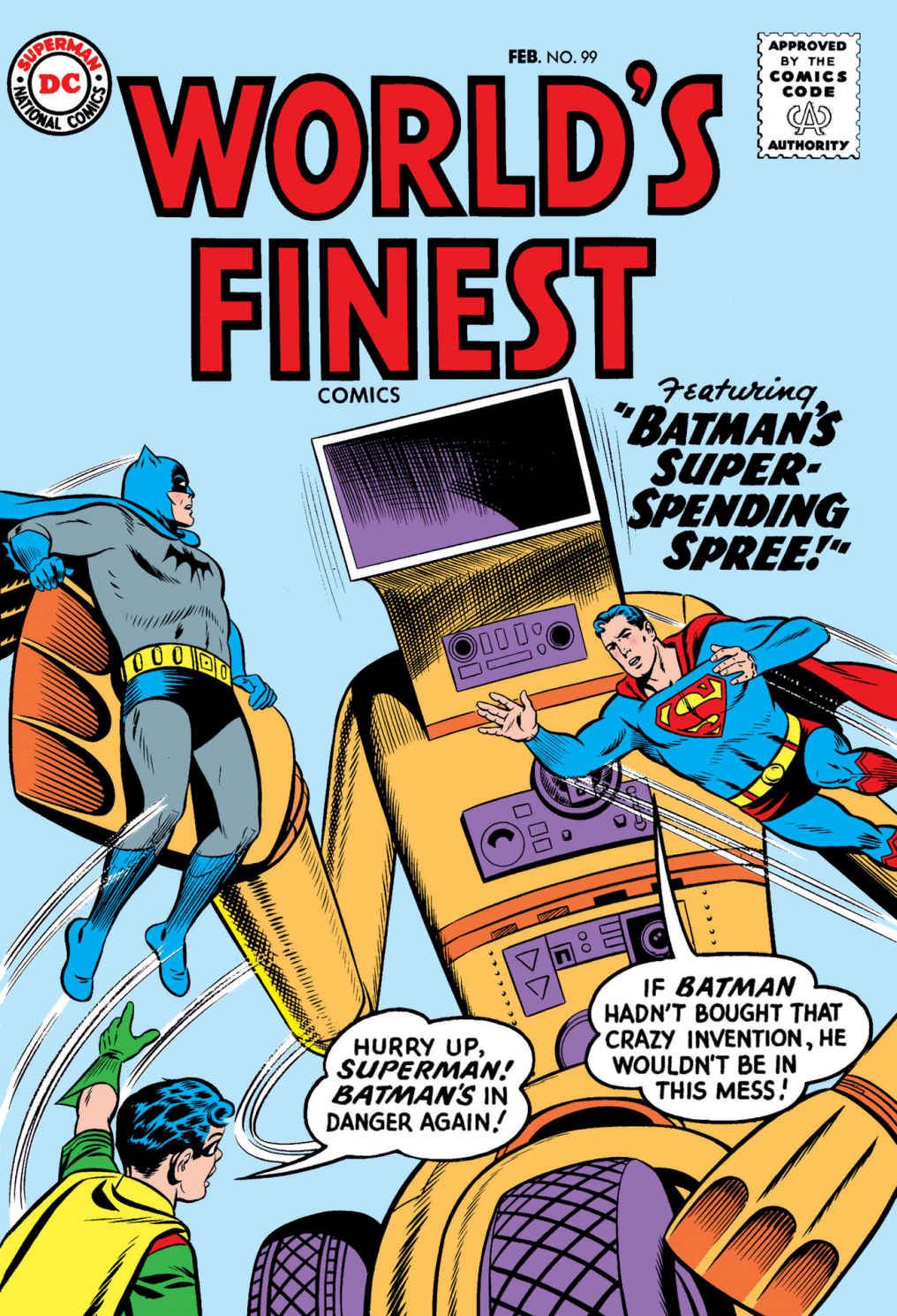 World's Finest Comics #99 cover