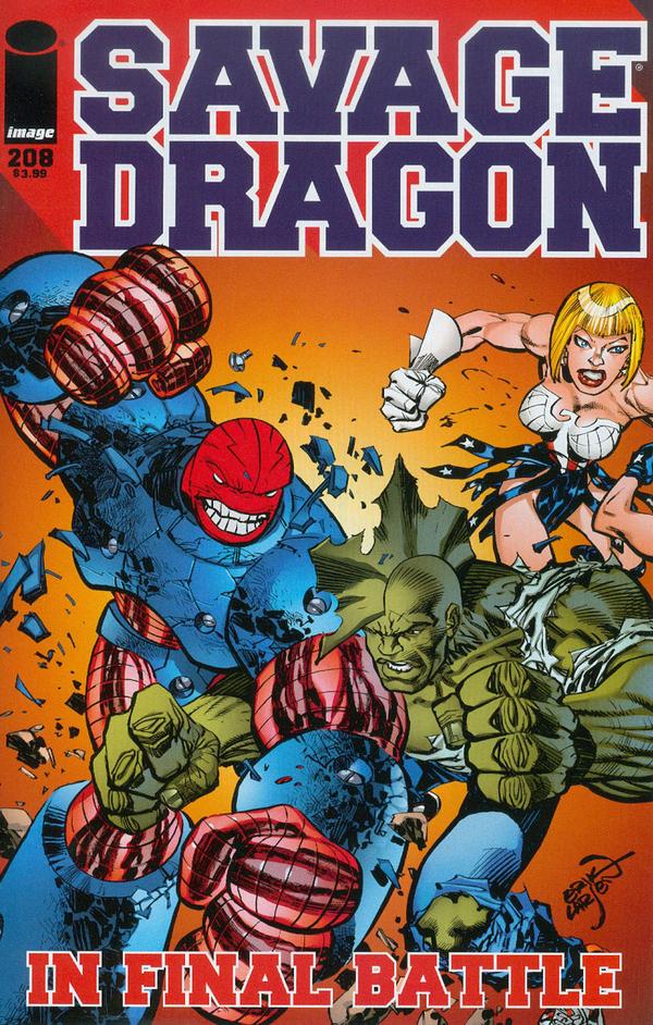 Savage Dragon #208 cover