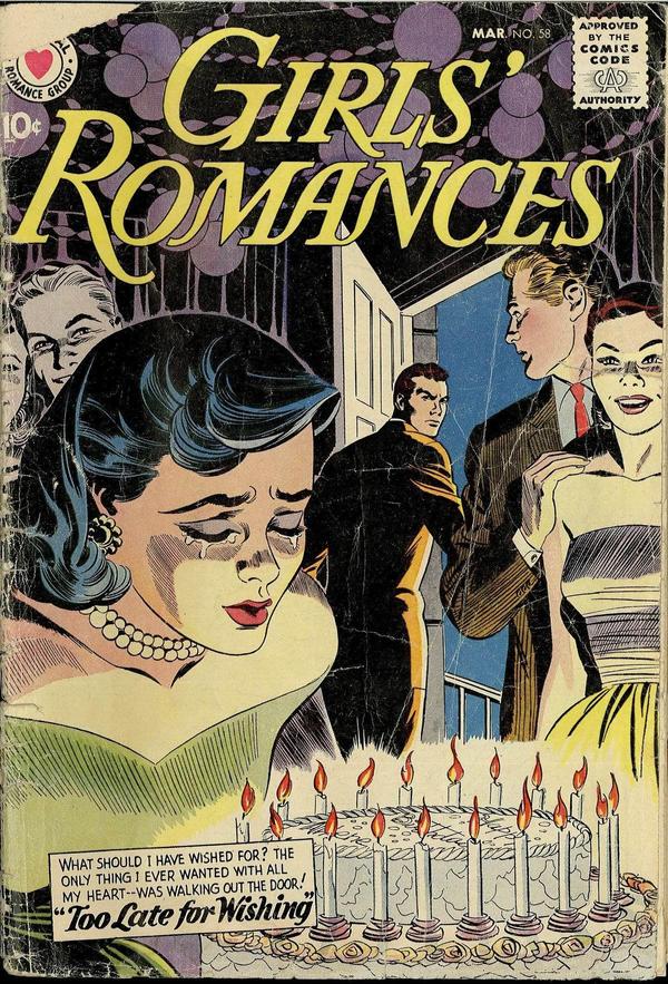 Girls' Romances #58 cover