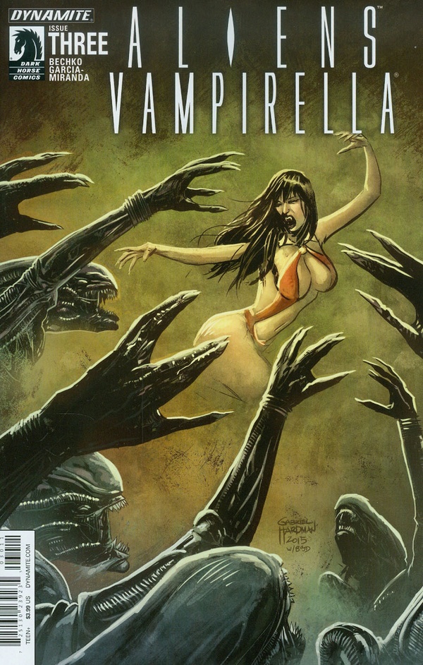 Aliens / Vampirella #3 cover