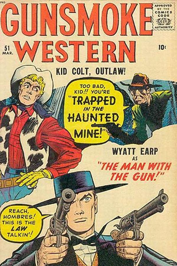 Gunsmoke Western #51 cover