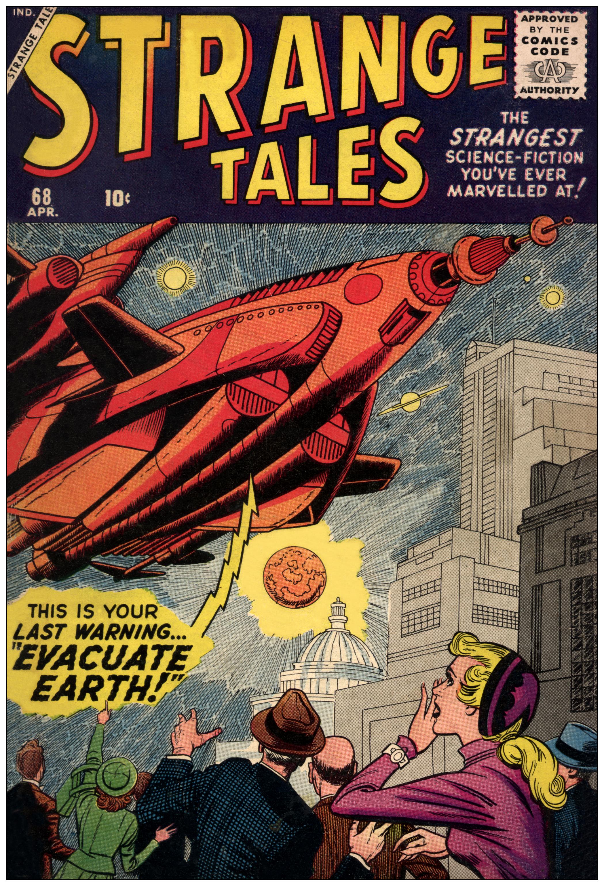 Strange Tales #68 cover
