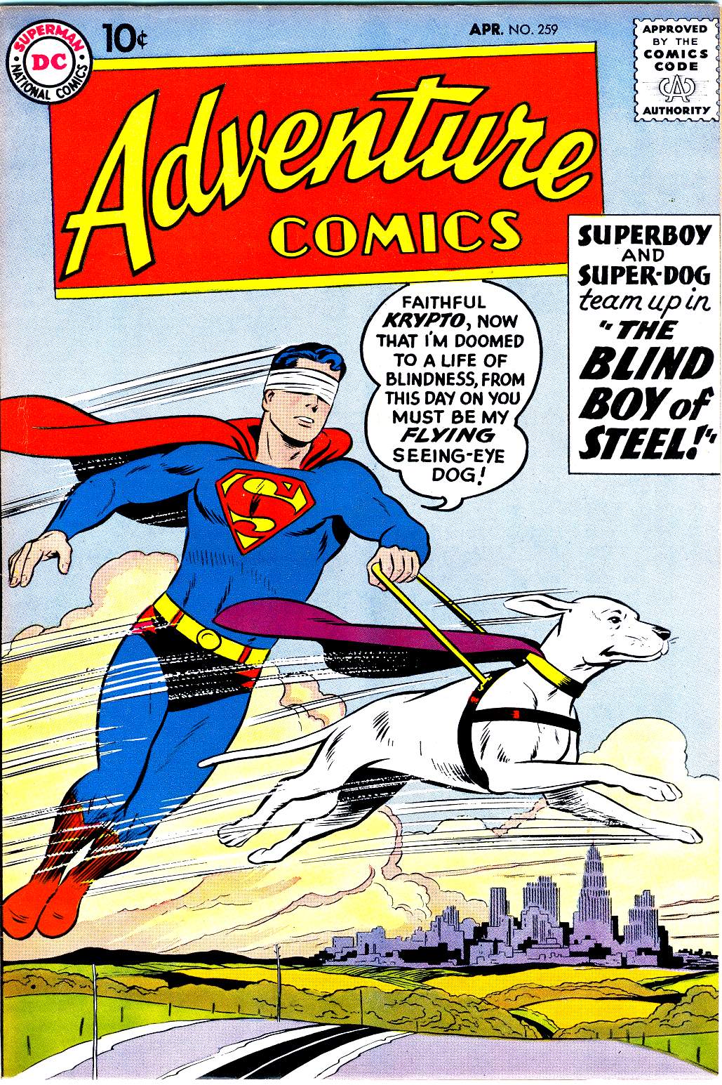 Adventure Comics #259 cover