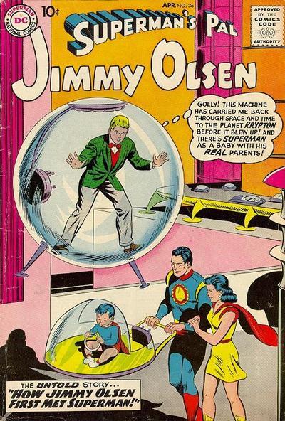 Superman's Pal, Jimmy Olsen #36 cover