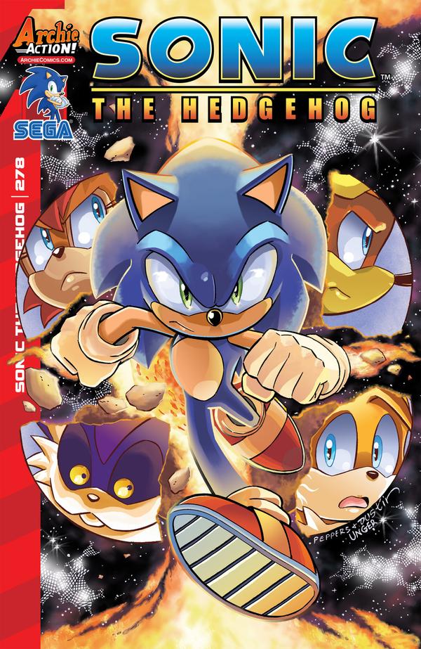 Sonic the Hedgehog #278 cover