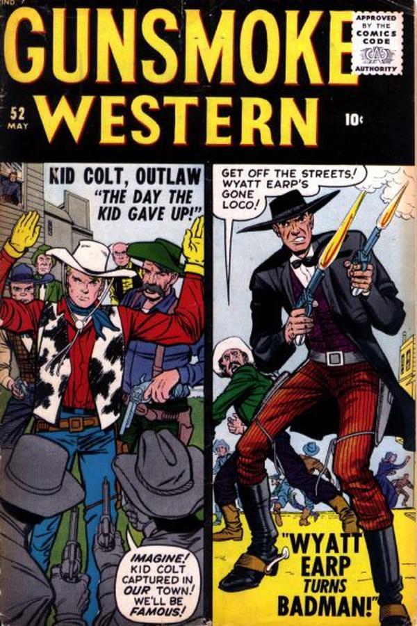 Gunsmoke Western #52 cover