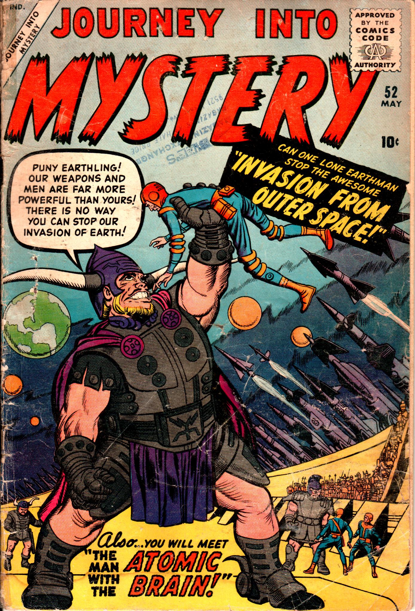 Journey into Mystery #52 cover