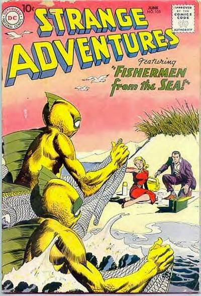 Strange Adventures #105 cover