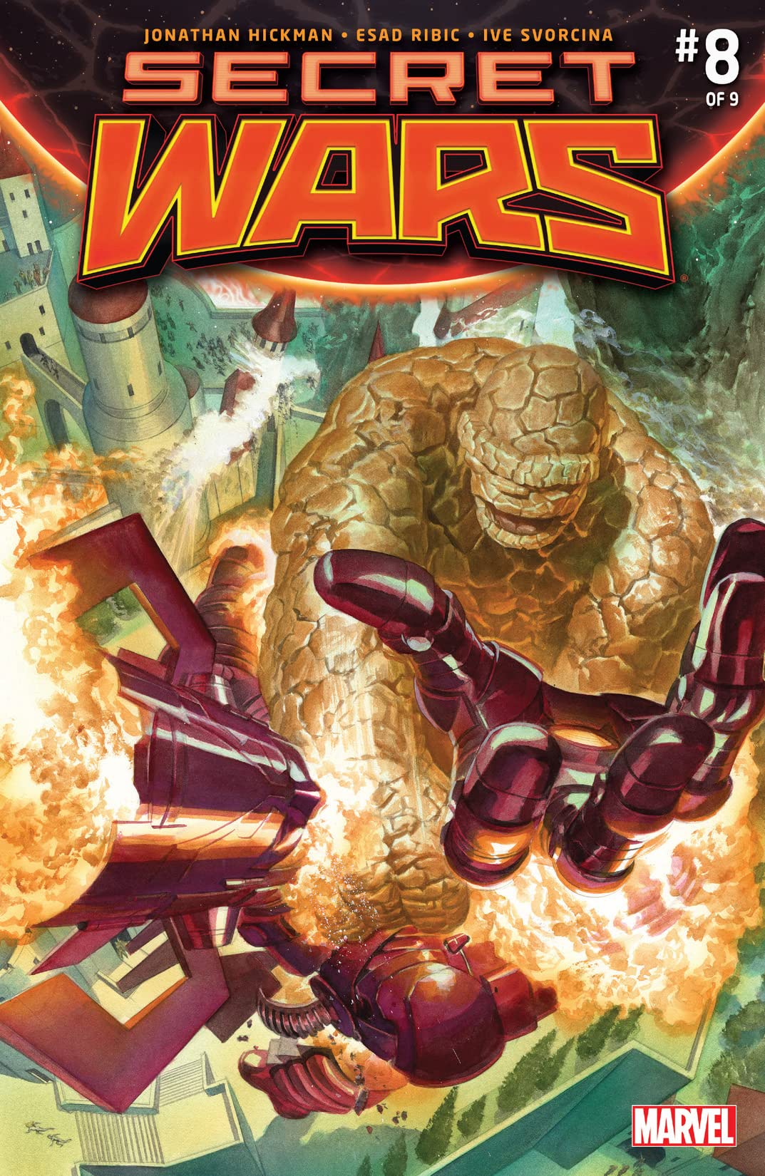 Secret Wars #8 cover