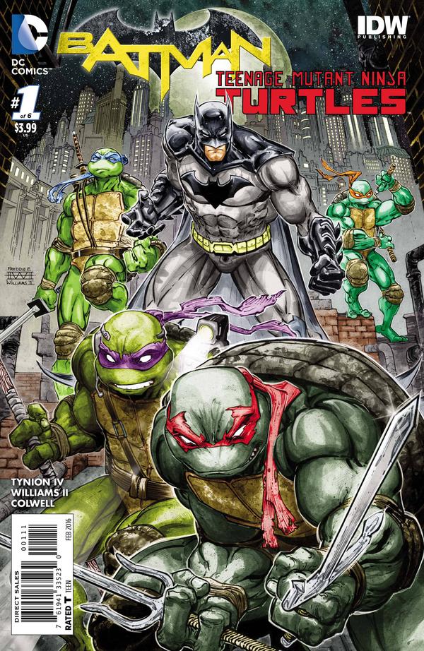 Batman / Teenage Mutant Ninja Turtles #1 cover