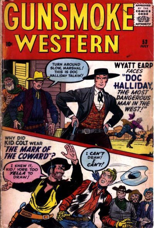 Gunsmoke Western #53 cover