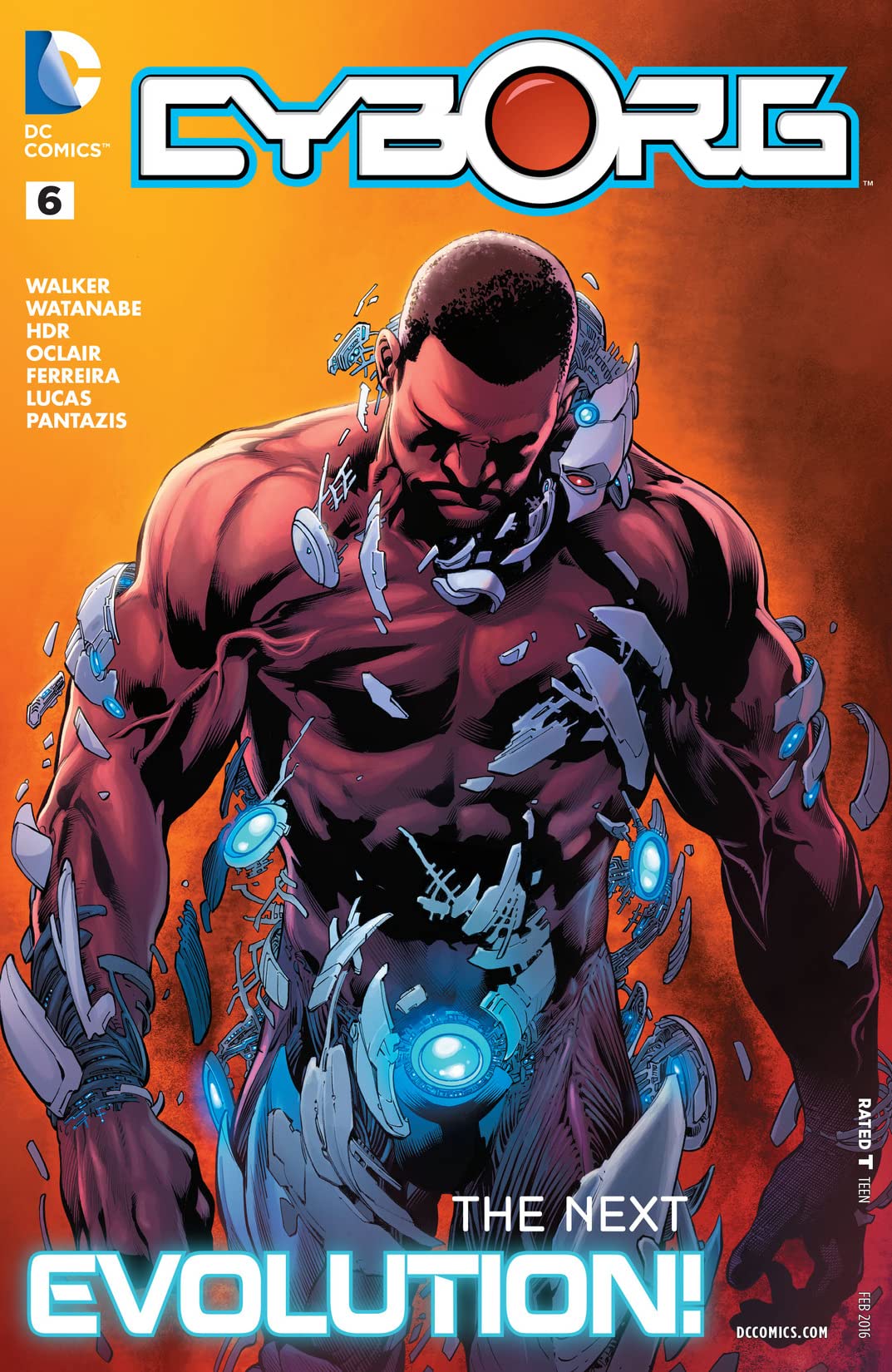 Cyborg #6 cover