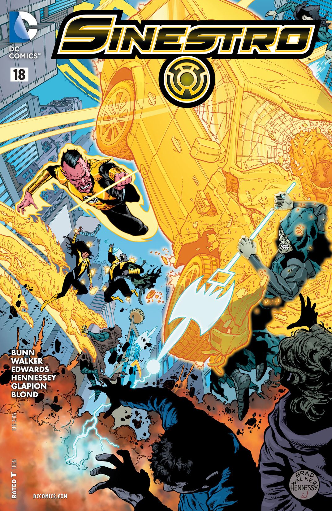 Sinestro #18 cover