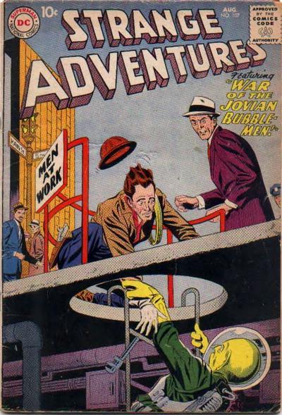 Strange Adventures #107 cover