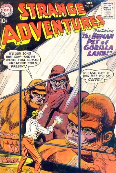 Strange Adventures #108 cover