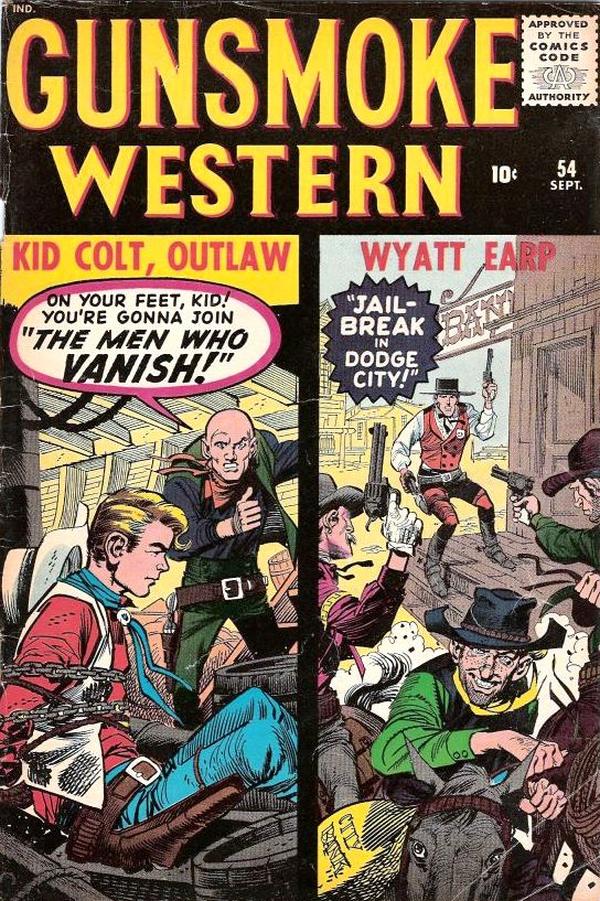 Gunsmoke Western #54 cover