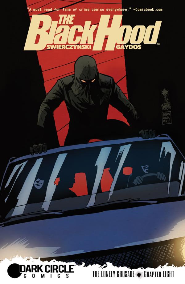 The Black Hood #8 cover
