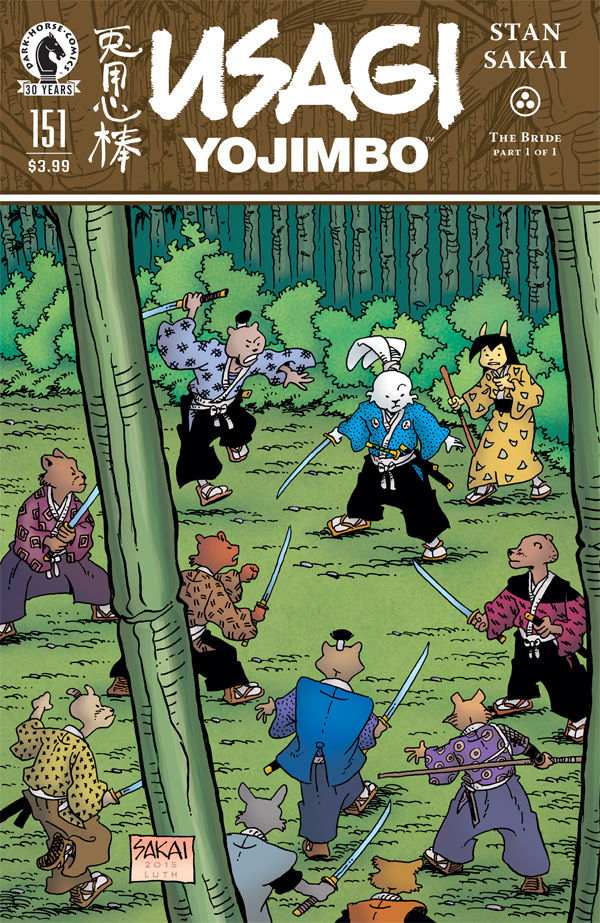 Usagi Yojimbo #151 cover