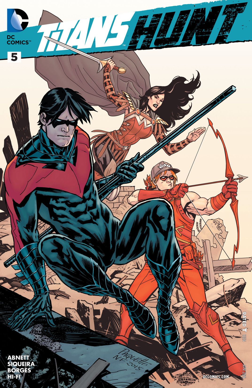 Titans Hunt #5 cover