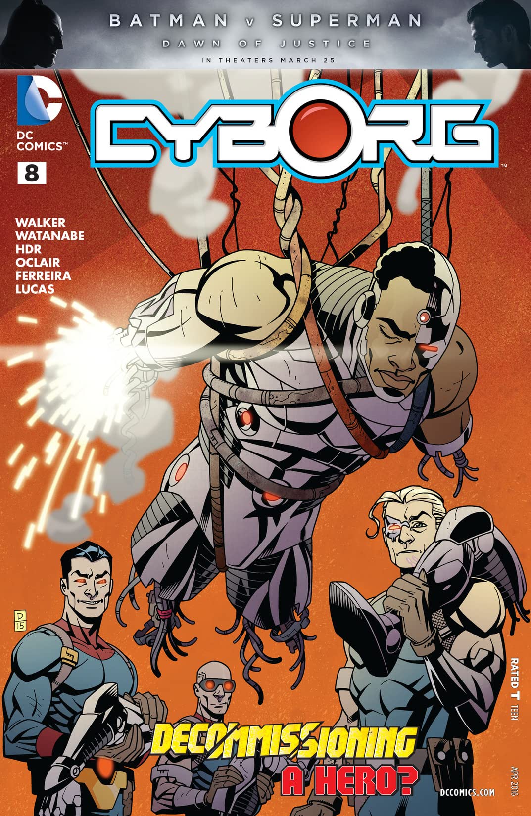 Cyborg #8 cover