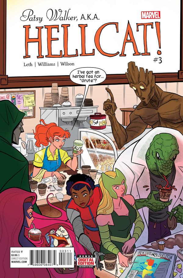 Patsy Walker, A.K.A. Hellcat! #3 cover