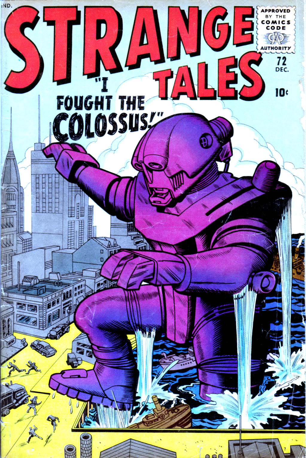 Strange Tales #72 cover