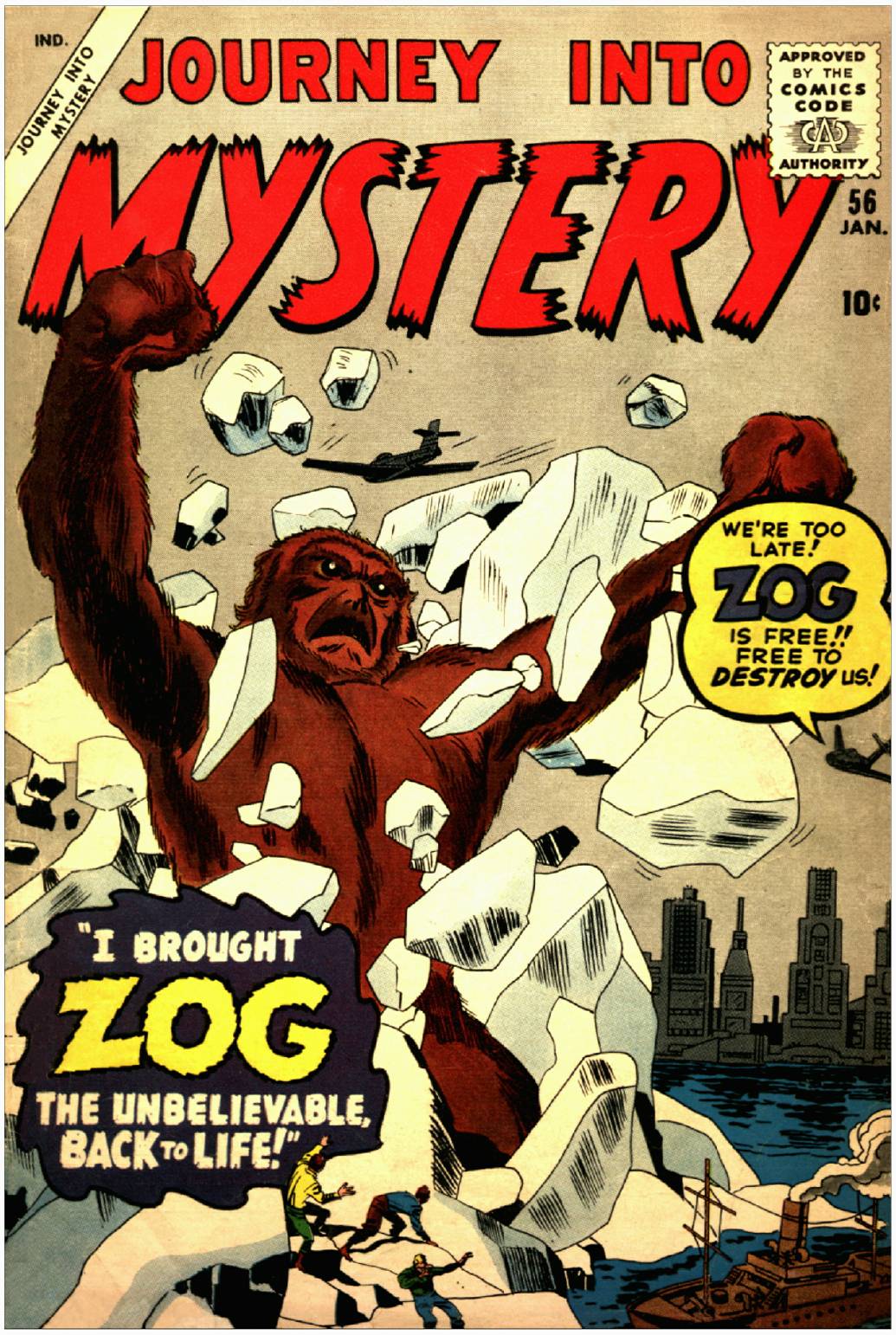 Journey into Mystery #56 cover