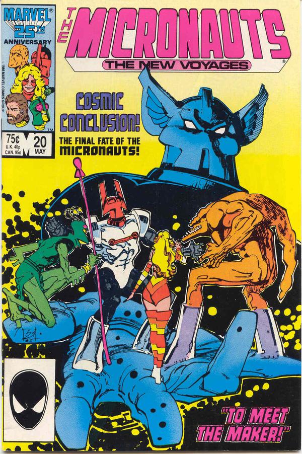 Micronauts #20 cover