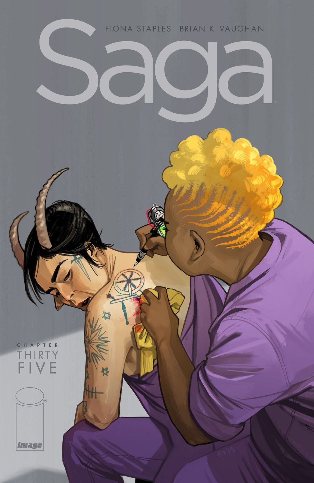 Saga #35 cover