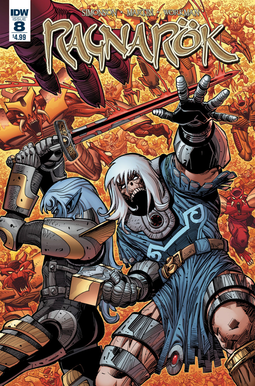 Ragnarök #8 cover