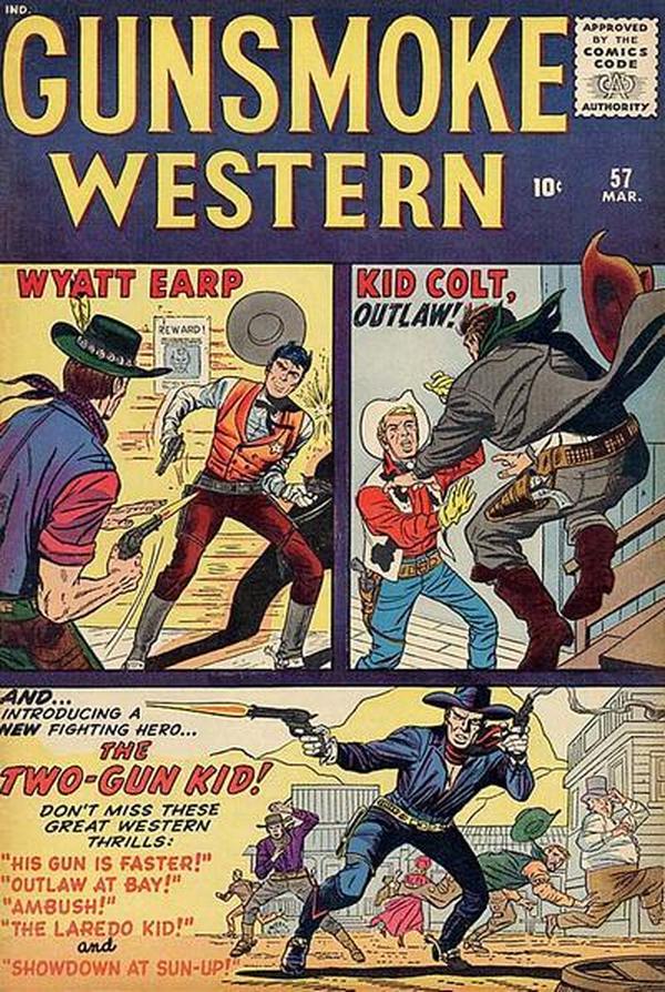 Gunsmoke Western #57 cover